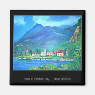 Ansicht von Varenna, Italien-Magnet Magnet