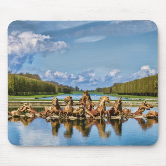 Ansicht von Versailles, Frankreich, Mousepad (Vorne)