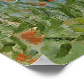 Ansicht von Vetheuil von Claude Monet Poster (Ecke)