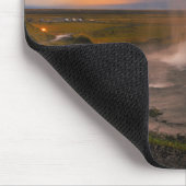 Ansicht von Wasserfall Islands Seljalandsfoss Mousepad (Ecke)