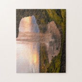 Ansicht von Wasserfall Islands Seljalandsfoss Puzzle (Vertikal)