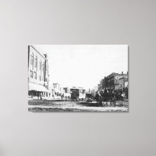 Ansicht von Webster-Straße Leinwanddruck