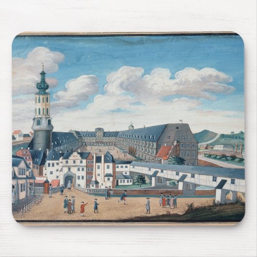 Ansicht von Weimar mit dem Schloss von Mousepad (Vorne)