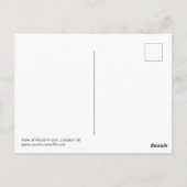 Ansicht von Westminster, London UK Postcard Postkarte (Rückseite)