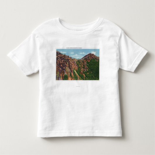 Ansicht von Whiteface Mt Gipfel Kleinkind T-shirt (Vorderseite)