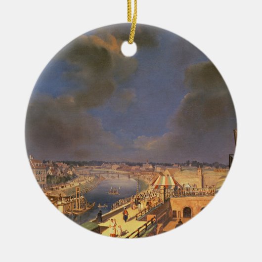 Ansicht von Wien, 1819 (Öl auf Leinwand) Keramik Ornament (Vorne)
