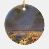 Ansicht von Wien, 1819 (Öl auf Leinwand) Keramik Ornament (Hinten)