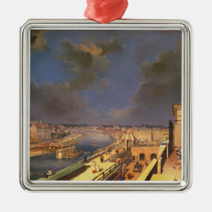 Ansicht von Wien, 1819 (Öl auf Leinwand) Ornament Aus Metall