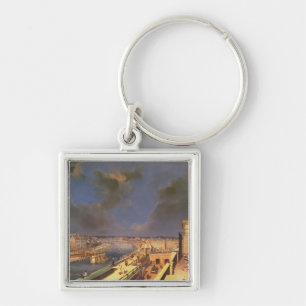 Ansicht von Wien, 1819 (Öl auf Leinwand) Schlüsselanhänger