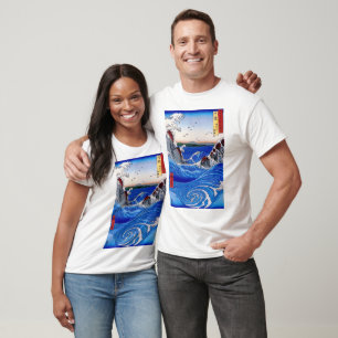 Ansicht von Wirbeln von Utagawa Hiroshige T-Shirt