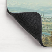 Ansicht von Zürich, c.1840 (w/c) Mousepad (Ecke)