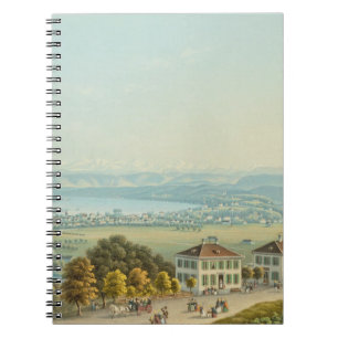 Ansicht von Zürich, c.1840 (w/c) Notizblock