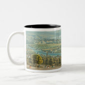 Ansicht von Zürich, c.1840 (w/c) Zweifarbige Tasse (Links)