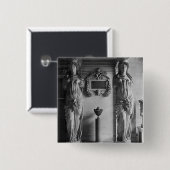 Ansicht von zwei Caryatids von den Caryatids Button (Vorne & Hinten)