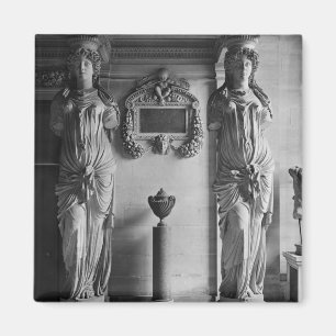 Ansicht von zwei Caryatids von den Caryatids Magnet