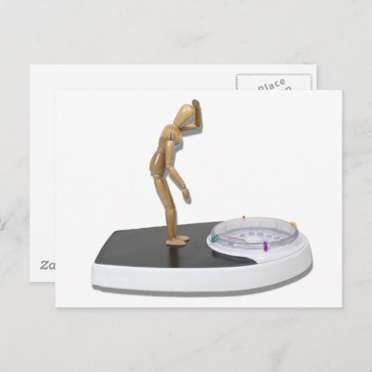 AnsichtBadezimmerScale072310 Postkarte (Vorne/Hinten)