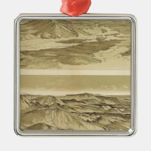 Ansichten aus dem Mount Trumbull und dem Monte Emm Ornament Aus Metall