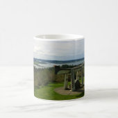 Ansichten aus der Astoria-Spalte, Oregon Kaffeetasse (Mittel)