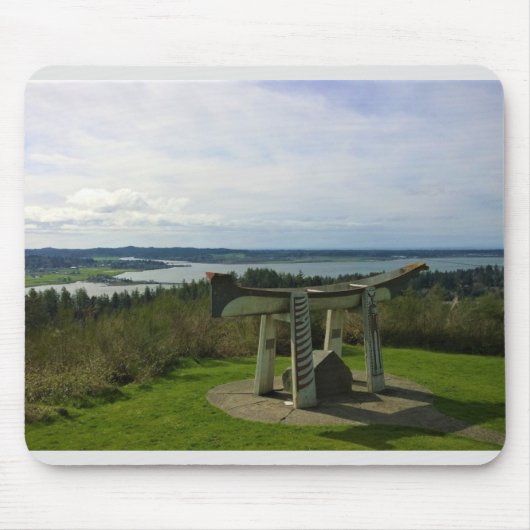 Ansichten aus der Astoria-Spalte, Oregon Mousepad (Vorne)