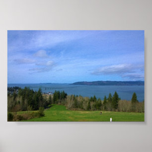 Ansichten aus der Astoria-Spalte, Oregon Poster