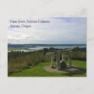 Ansichten aus der Astoria-Spalte, Oregon Postkarte