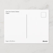 Ansichten aus der Astoria-Spalte, Oregon Postkarte (Rückseite)