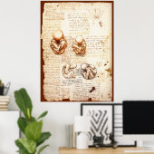 Ansichten eines Fetus in der Frau, Ob-Gyn Medical Poster (Heimbüro)