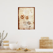 Ansichten eines Fetus in der Frau, Ob-Gyn Medical Poster (Küche)