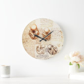Ansichten eines Fötusses in der Geb5rmutter, Große Wanduhr (Zuhause)