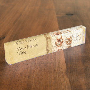 Ansichten eines Fötusses in der Geb5rmutter, Namensplakette