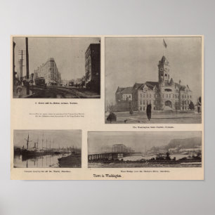 Ansichten in Washington Poster