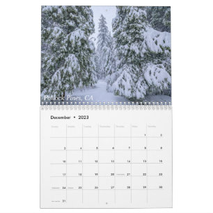 Ansichten Italiens, Frankreichs und Kaliforniens Kalender