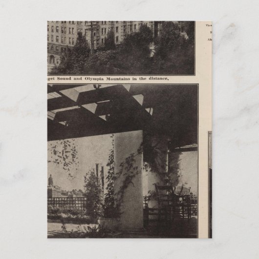 Ansichten, Seattle Postkarte (Vorderseite)