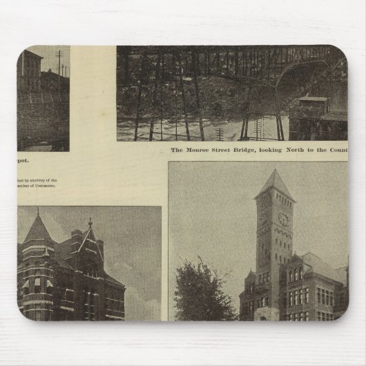 Ansichten, Spokanes Wohlstand Mousepad (Vorne)