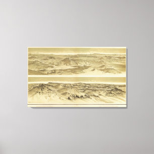 Ansichten vom Berg Trumbull und vom Berg Emma Leinwanddruck