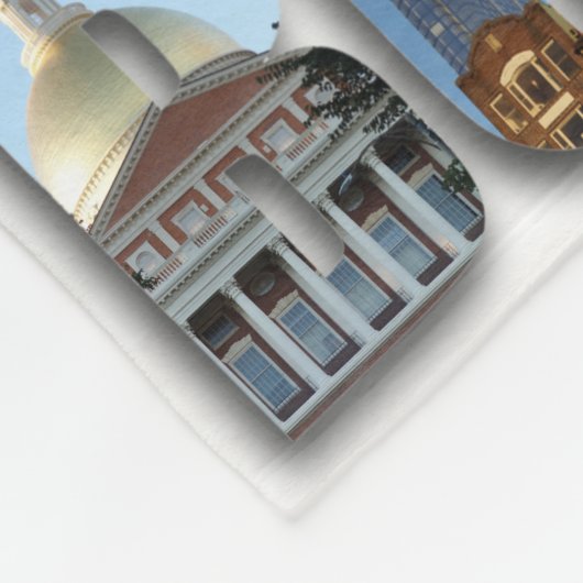 Ansichten von Boston Fleecedecke (Ecke)