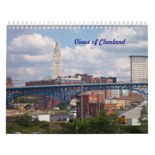 Ansichten von Cleveland-Kalender Kalender (Titelbild)