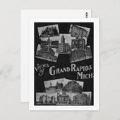 Ansichten von Grand Rapids Michigan Vintag Postkarte (Vorne/Hinten)