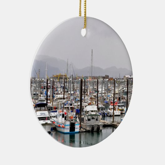 Ansichten von Homer Alaska Keramikornament (Rechts)