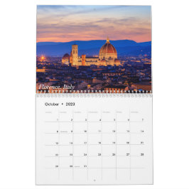 Ansichten von Italien, Frankreich und Kalifornien Kalender