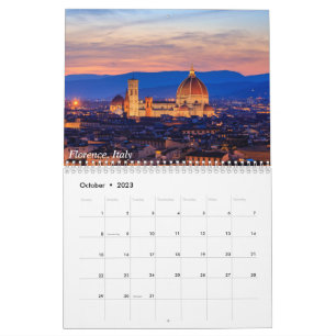 Ansichten von Italien, Frankreich und Kalifornien Kalender