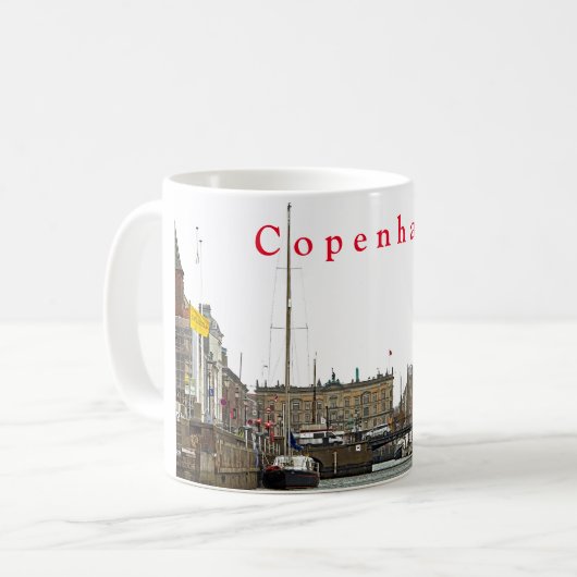 Ansichten von Kopenhagen. Nyhavn. P. 1. Kaffeetasse (Vorderseite Links)