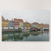 Ansichten von Kopenhagen. Nyhavn. P. 3. Puzzle (Horizontal)