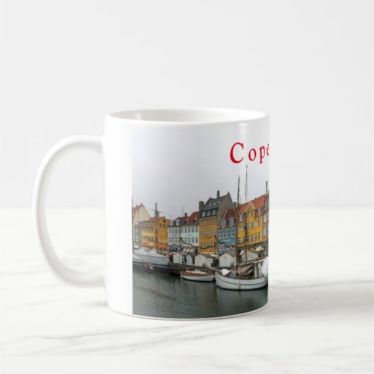 Ansichten von Kopenhagen. Nyhavn. P. 4. Kaffeetasse (Links)