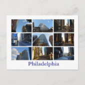 Ansichten von Philadephia Postkarte (Vorderseite)