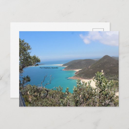 Ansichten von Port Stephens Postkarte (Vorne/Hinten)