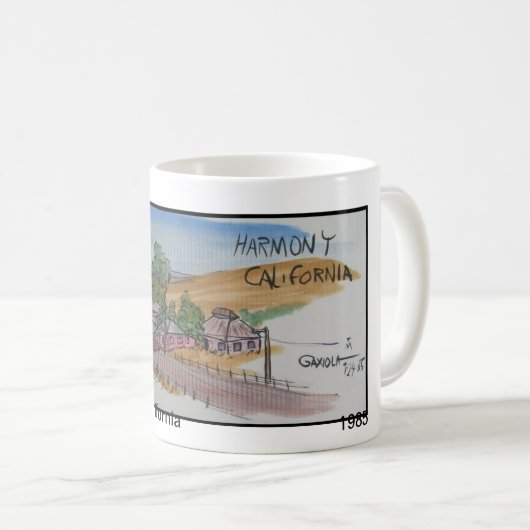 Ansichten von San Luis Obispo, Harmonie Kaffeetasse (VorderseiteRechts)