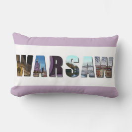Ansichten von Warschau und Polen Lendenkissen