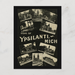 Ansichten von Ypsilanti Michigan - Vintag Postkarte