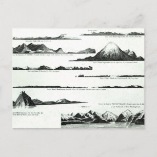 Ansichten zur Westküste Amerikas, c.1778 Postkarte